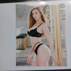 Pornstar Kendra Sunderland Autographed 8×10 Photo Her QUICK/RUSHED Signature