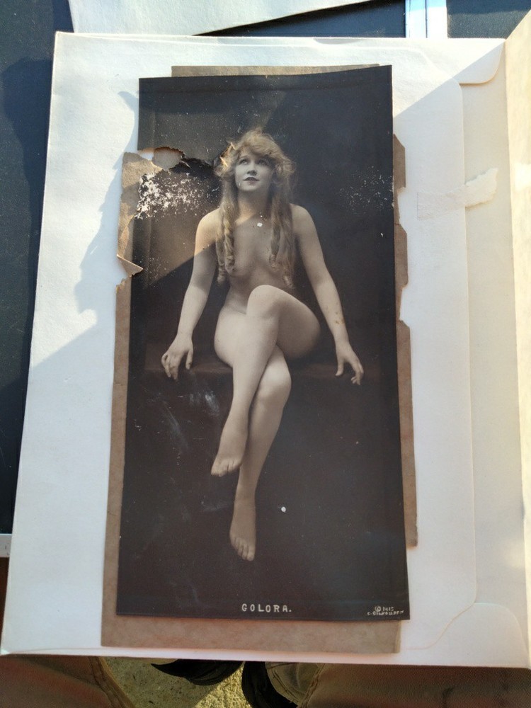 Antique Photo or Print ” Golora ” circa 1915 by C. Gilhousen Implied Nude
