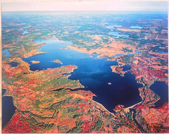 Rainbow Flowage, Lk. Tomahawk., Oneida Co., Wisc. Overhead Photo. Frame Optional