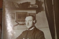 Old Photo – Man in Uniform with Headphones – Radio??