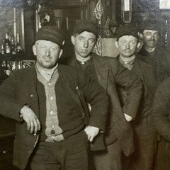 Vintage Early 1900’s Restaurant / Pub Owners Bartenders & Customers Photograph