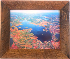 Rainbow Flowage, Lk. Tomahawk., Oneida Co., Wisc. Overhead Photo. Frame Optional