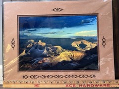 Grand Canyon Signed Matted Photograph South Rim studio KV Johnson Arizona