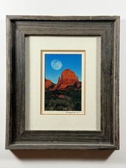 Signed Michael Irvine Photograph “Blue Moon Dome” Framed – Sedona, Arizona