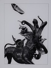 Unknown Photographer Surrealistic Silver Gelatin Photograph Signed Contemporary
