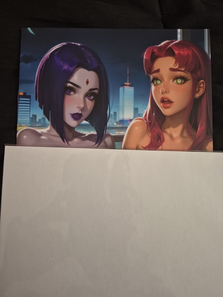 Fantasy of Cosplay #1 Full Chase Raven And Starfire VIRGIN Variant Ltd 100