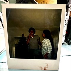 Polaroid Photo X-mas time and it’s time to party and eat cake and ? 1977