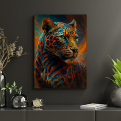 Digital Image Picture Photo Wallpaper Printable Poster Leopard Wall Art Decor AI