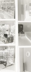 Photo Negative Bundle View Apartment Furniture Radio Lamp Books Schorndorf Room