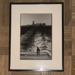 WTC Twin Towers New York City Black & White Photo – Manhattan Skyline – Framed