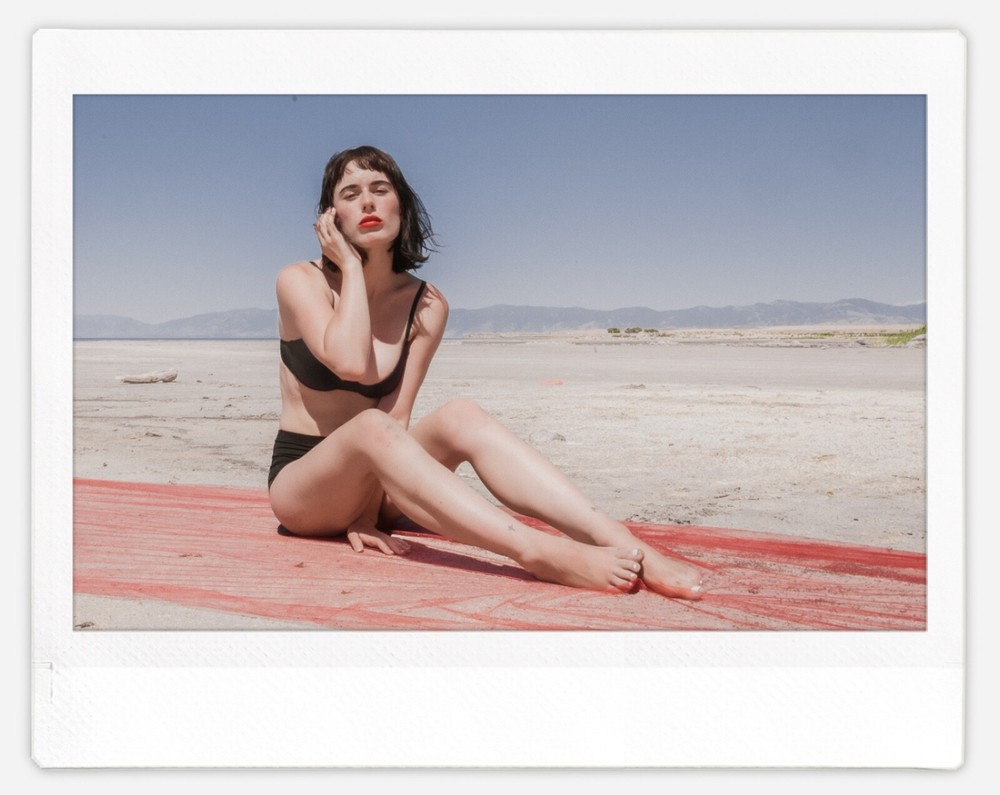 Art model Olive Glass Instax Wide Instant Film Print