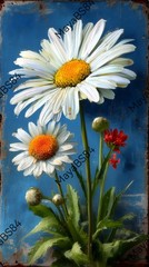 5 Flowers – Digital Image Picture Phone Background AI Art, 5 images