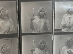 NEWLY FOUND Hendrickson PHOTO Contact Sheet Proof & Negatives MARILYN LOOK-ALIKE