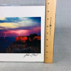 Fine Art Photography Grand Canyon AZ LIGHTENING STORM EL TOVAR POINT Alain Briot
