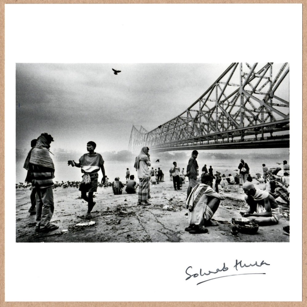 SIGNED SOHRAB HURA HOWRAH BRIDGE INDIA- 6 x 6 MAGNUM ARCHIVAL PRINT