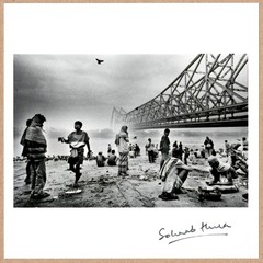 SIGNED SOHRAB HURA HOWRAH BRIDGE INDIA- 6 x 6 MAGNUM ARCHIVAL PRINT