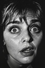 5 ~ 4X6 Glossy WOMEN Fine Art ‘SHOCKED ‘ Photo FANTASY Set ! 2013590118
