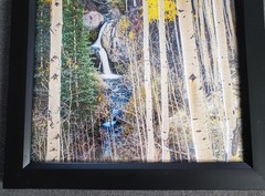 Michael Underwood Large Signed Photograph Of Nellie Creek Falls, Colorado