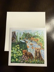 Jude bischoff Art Cards -set of 5 (5×5 Inches)