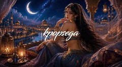 Desktop & Background Arabian Princess Wallpaper | 4K AI Art | Digital Download