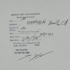 VTG Michael B. Wood Photo Stanford Pt. Yosemite Original Cibachrome Print 1993