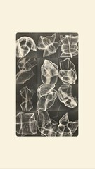 Unique Stitched Print – Cameraless Dark Room Photography 24 x 40 Inches