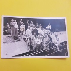 Photo Antique, Vintage, Family Reunion 1939, Lederhosen, Cheerful Mood