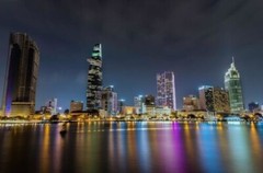 Digital Image Picture Photo Pic Wallpaper Background Water Lights Nighttime