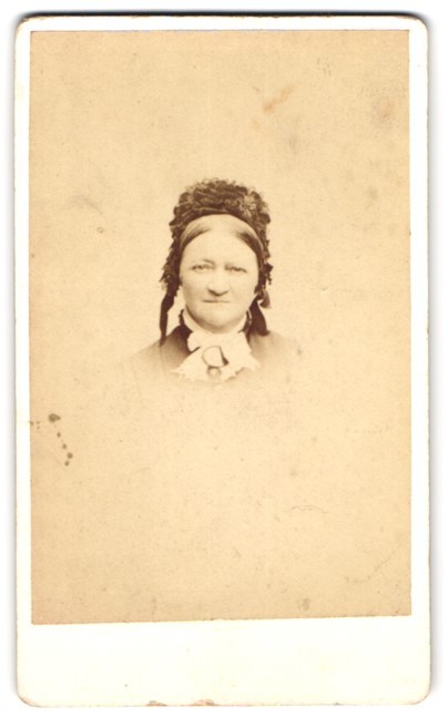 photograph portrait of an elderly woman