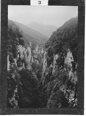 Old Black And White Photo Glass Plate 6X9 CM Gorges De Kakuetta