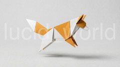 Minimalist 2 Pack FOX Origami Digital Art Modern Wallpaper PNG FILES Download
