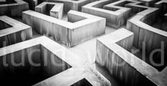 Abstract Maze Labyrinth Digital Image Unique AI Art Desktop Wallpaper Background