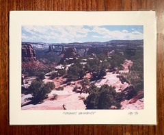 Original photographic print “Colorado Monumento” by Michael Blumenstock