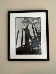 1977 VTG Reflections of Duquesne Smokestacks Reflection Pittsburg, PA Photograph