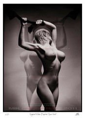 Fine Art Nude Photo “Daphné Open Front” 8×10 Sign Mik & Num 5/25 HOT Girl Model