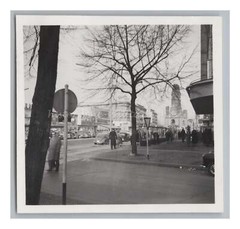 Berlin 1956 – Memorial Church Traffic Advertising NESCAFE GREATS RADIO – Photo