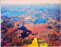 Tiger Cat Flowage, Sawyer Co., Hayward, Wisc., Overhead Photo. Frame Optional.