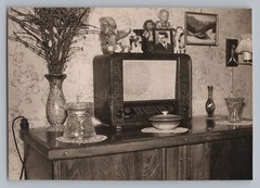 Radio SABA Tube Receiver Broadcast Receiver Apartment – Old Photo