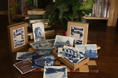 🎁 Set 16: Original Handmade Cyanotype Print Greeting Cards Set of 12pcs