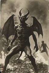 5 ~ 4X6 Glossy 666 Fine Art ‘ SATAN / HELL ‘ Photo FANTASY Set ! 2013598394