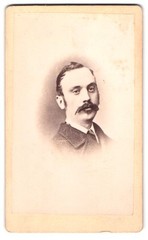 Photograph A Portrait Of A Man With Moustache