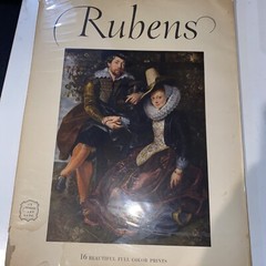 1956 Abrams Art Book Rubens Julius Held 16 beautiful Full Color Prints 1st Ed