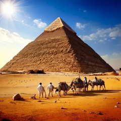 Digital Art image 4K Picture For wallpaper usage | Great Egyptian pyramids image