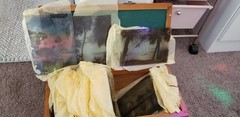 E G Barnhill – 5 x 7 Black & White Photos on Glass Plates – Set of 2