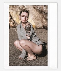 Art model Bradley Instax Wide Instant Film Print