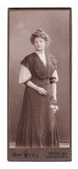 KAB photo around 1910, pretty woman, Berlin