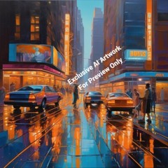 Digital Image Desktop Wallpaper Photo Picture AI Art City Rain Urban Life