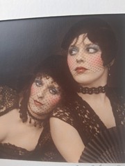 Black Widows Photograph Gary Johnson Signed Oddity Flapper Women Hand Colored
