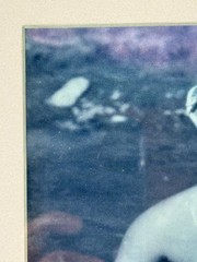 Framed Blue Tint Image medium unknown South East Asia Lady Bathing in stream