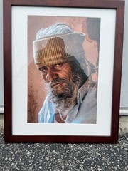 Signed Framed John Fletcher Tribal Watchdog India Fine Art Photograph Portrait